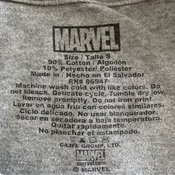🔥5/$20🔥 “Marvel Comics” Superheros Gray Tee size M - Picture 5 of 7